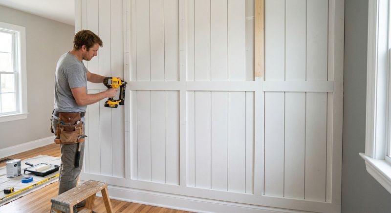 Board And Batten Installation