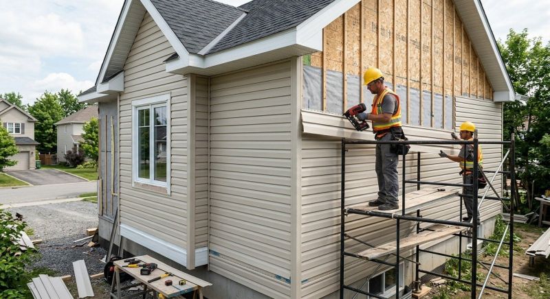 Synthetic Siding Installation