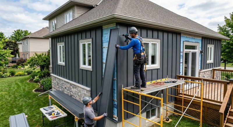 Our team working on Siding Service projects in Middleburg, FL