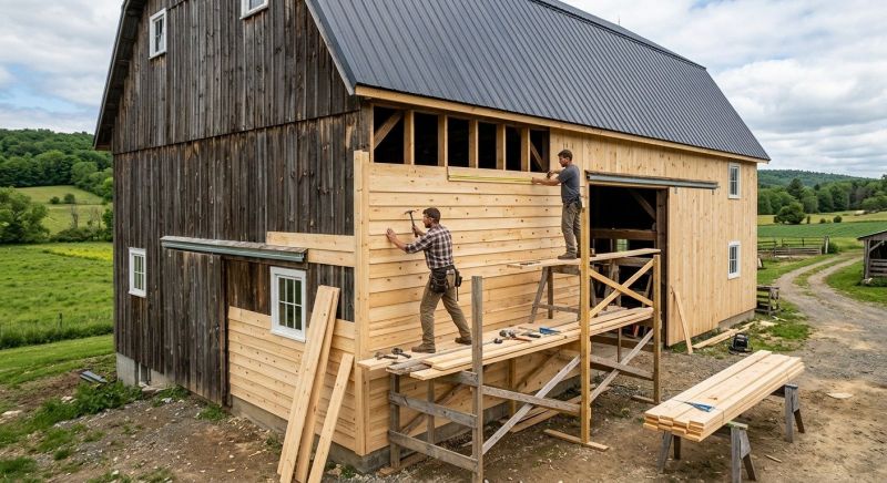 Barn Siding Installation in Middleburg, FL
