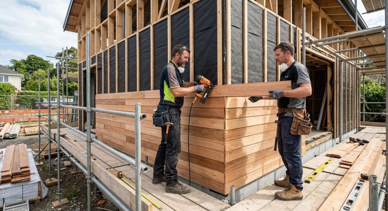 Cedar Cladding Installation in Middleburg, FL