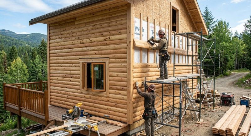 Log Siding Installation in Lawtey, FL