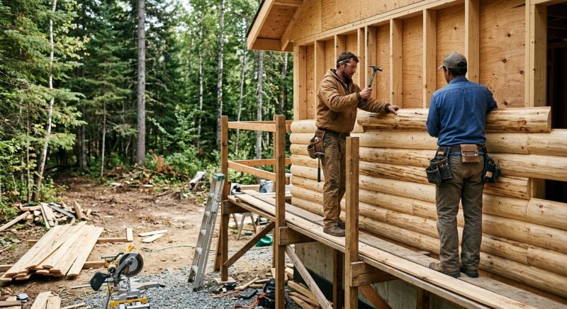 Log Siding Installation in Macclenny, FL