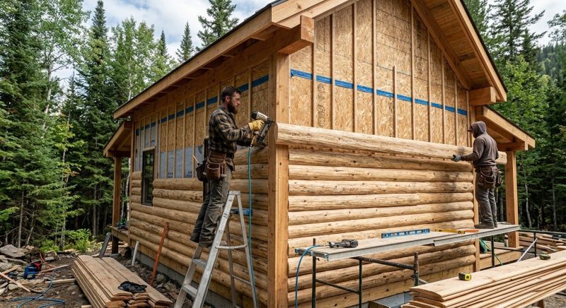 Log Siding Installation in Starke, FL