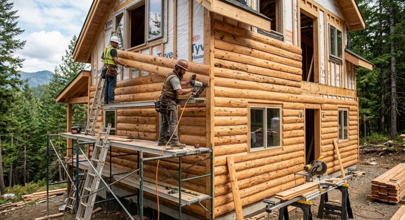 Log Siding Installation in Starke, FL